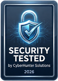 Security tested by CyberHunter Solutions