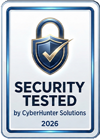 Security tested by CyberHunter Solutions